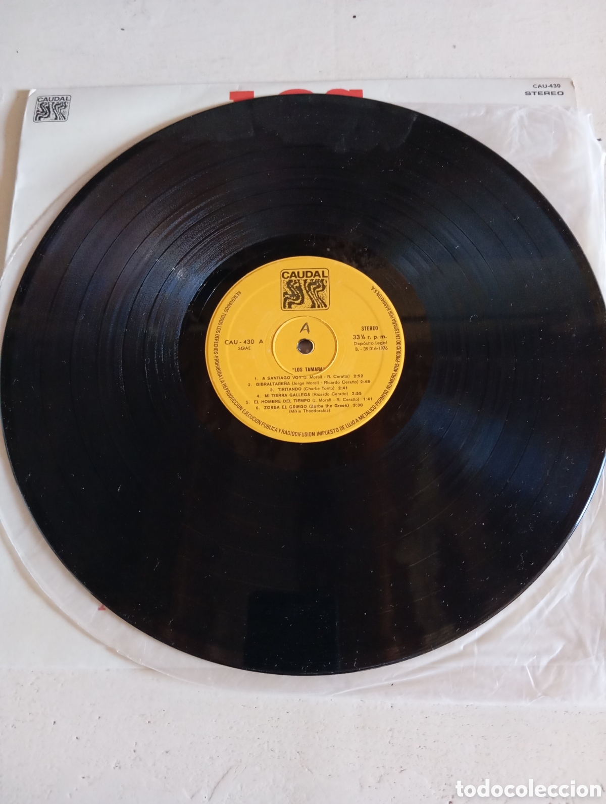 Discos de vinilo: LOS TAMARA - CAUDAL - 1976 - Foto 3