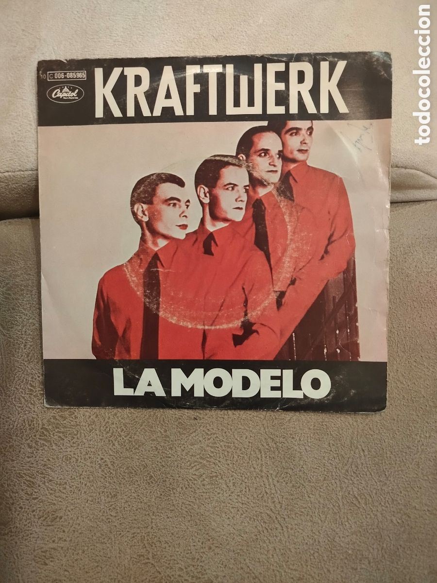 Discos de vinilo: Kraftwerk Single La Modelo - Foto 1