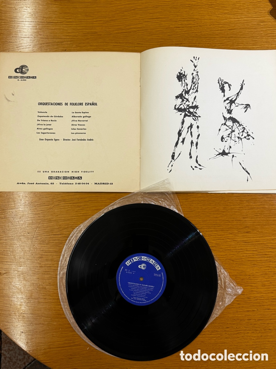 Discos de vinilo: Orquestaciones de Folklore Espa&ntilde;ol - Foto 3