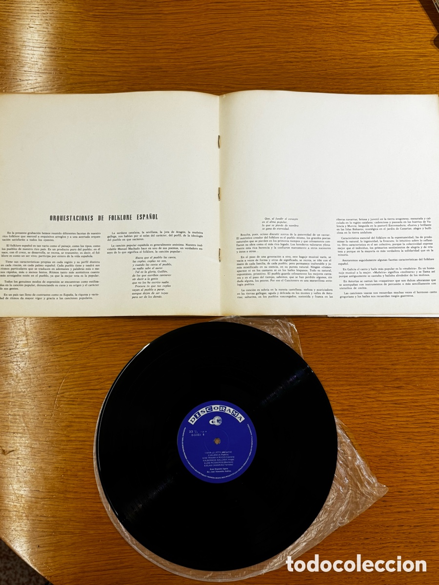 Discos de vinilo: Orquestaciones de Folklore Espa&ntilde;ol - Foto 4