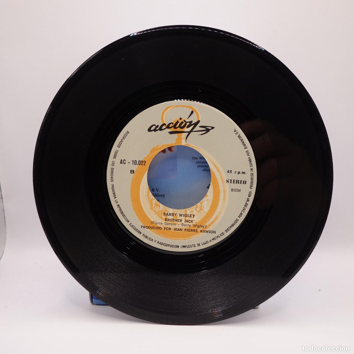 Discos de vinilo: BARRY WIGLEY - WALK ON THE GRASS - Foto 3