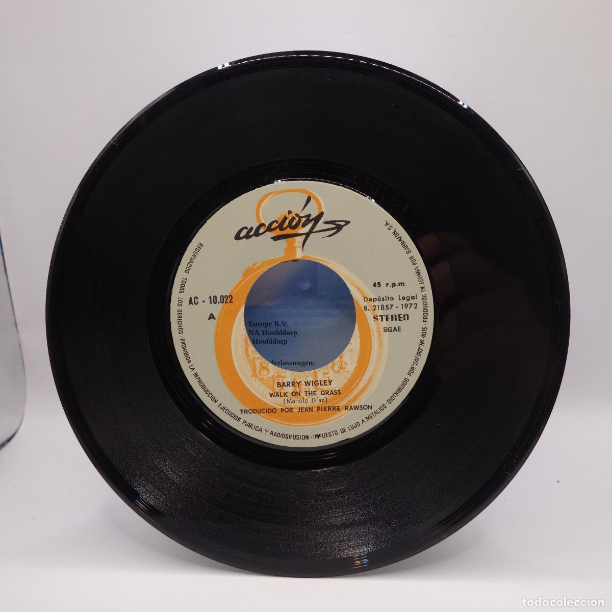 Discos de vinilo: BARRY WIGLEY - WALK ON THE GRASS - Foto 5