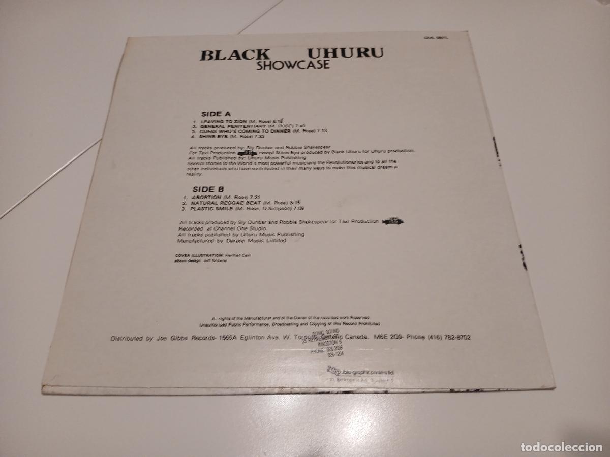 Discos de vinilo: Black Uhuru &lrm;&ndash; Showcase- LP disco vinilo - Foto 7