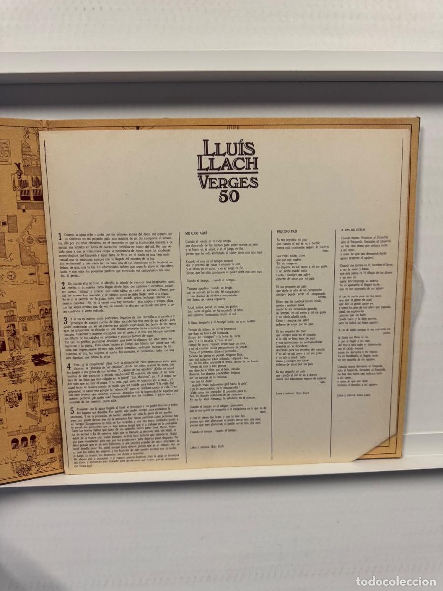 Discos de vinilo: Disco, Vinilo, Lluis Llach Verges 50 - Foto 2