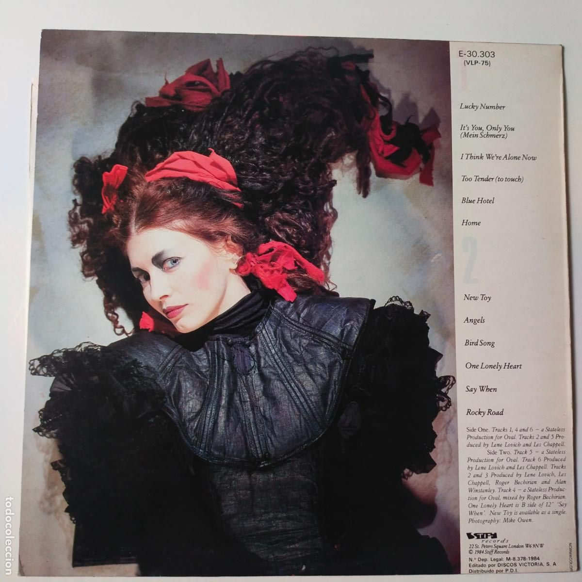 Discos de vinilo: LENE LOVICH- GRANDES EXITOS- SPAIN LP 1984- DISCO EXC. ESTADO. - Foto 3