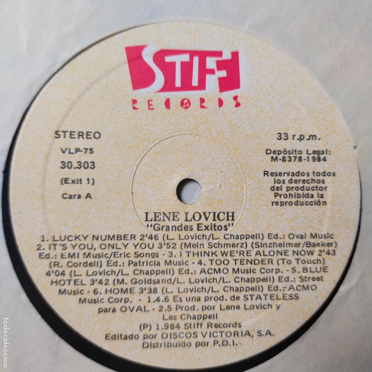Discos de vinilo: LENE LOVICH- GRANDES EXITOS- SPAIN LP 1984- DISCO EXC. ESTADO. - Foto 4