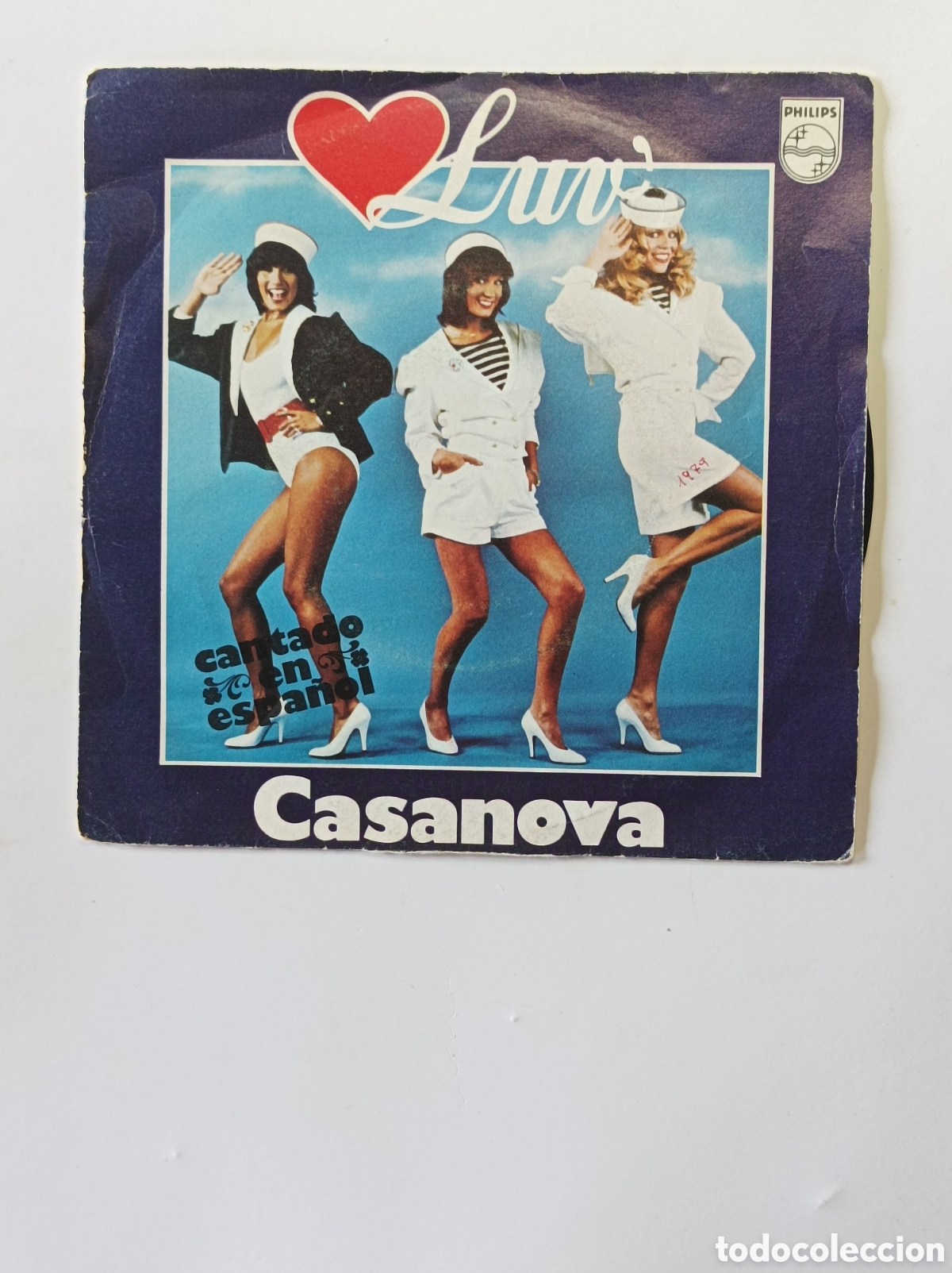 Discos de vinilo: CASANOVA. LUV. PHILIPS. 1979. SINGLE DISCO VINILO. - Foto 1