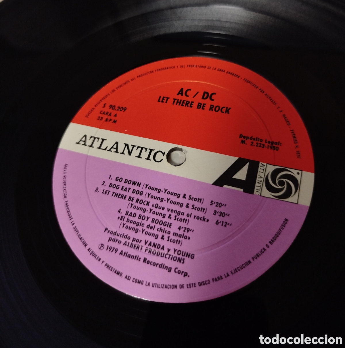Discos de vinilo: AC /DC - let there be rock. SOLO DISCO - Foto 1