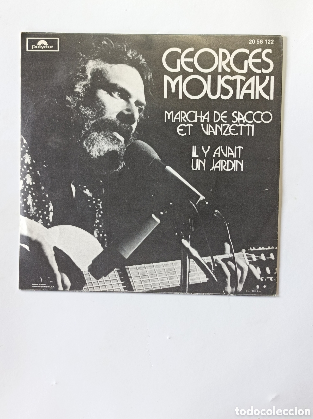 Discos de vinilo: GEORGES MOUSTAKI. POLYDOR. SINGLE DISCO VINILO. - Foto 2