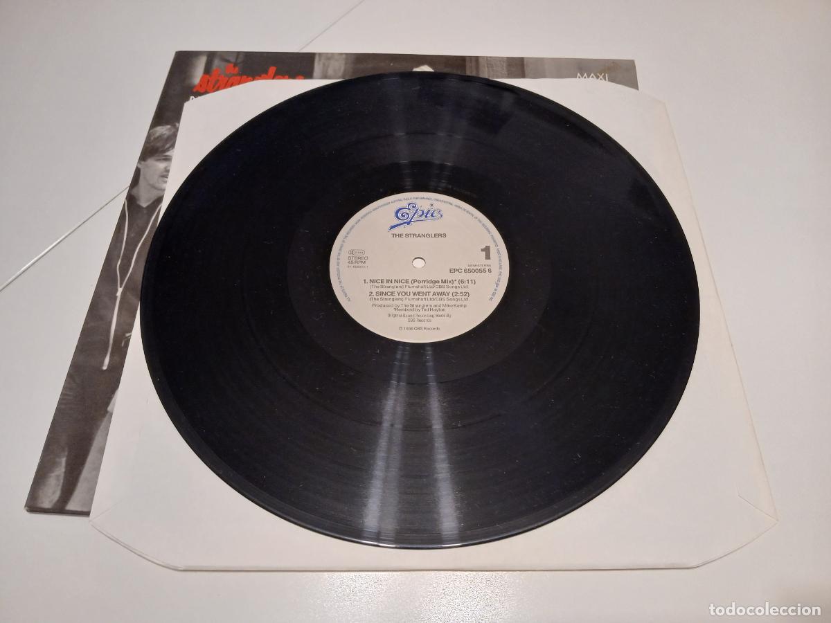 Discos de vinilo: The Stranglers &lrm;&ndash; Nice In Nice- (1986) maxi-single - Foto 4