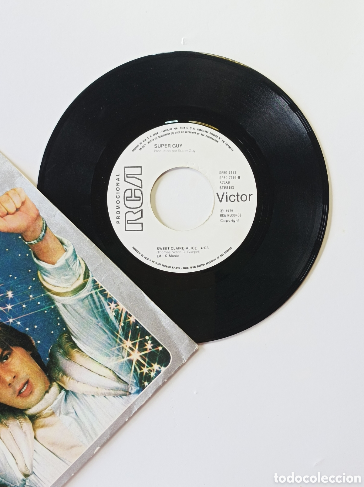 Discos de vinilo: SUPER GUY. SKY WAY. RCA. SINGLE DISCO VINILO. - Foto 3