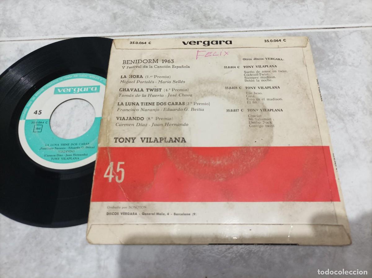 Discos de vinilo: Tony Vilaplana ep Benidorm 63 - Foto 2