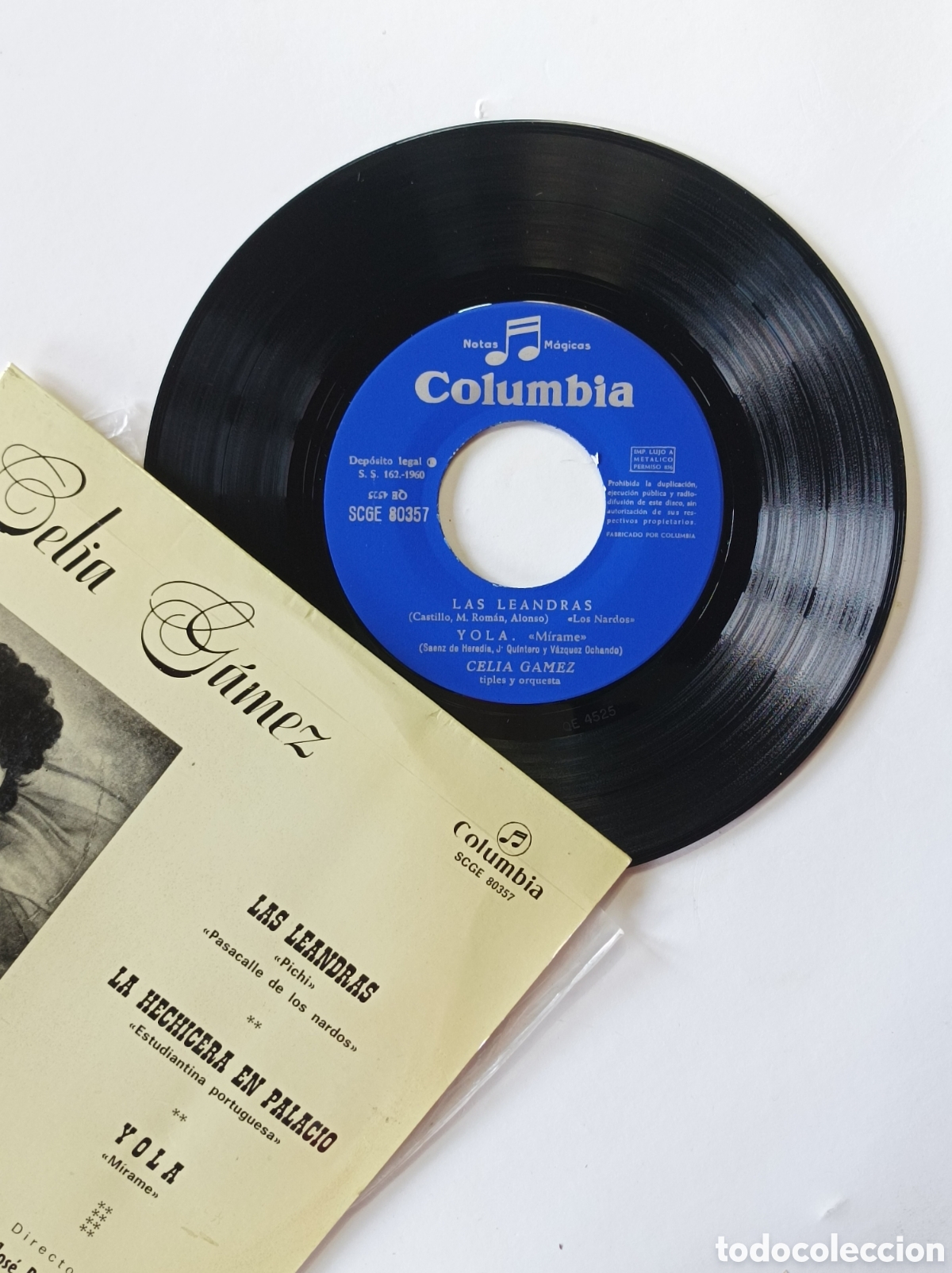 Discos de vinilo: CELIA GAMEZ. COLUMBIA. 1969. SINGLE DISCO VINILO. - Foto 3