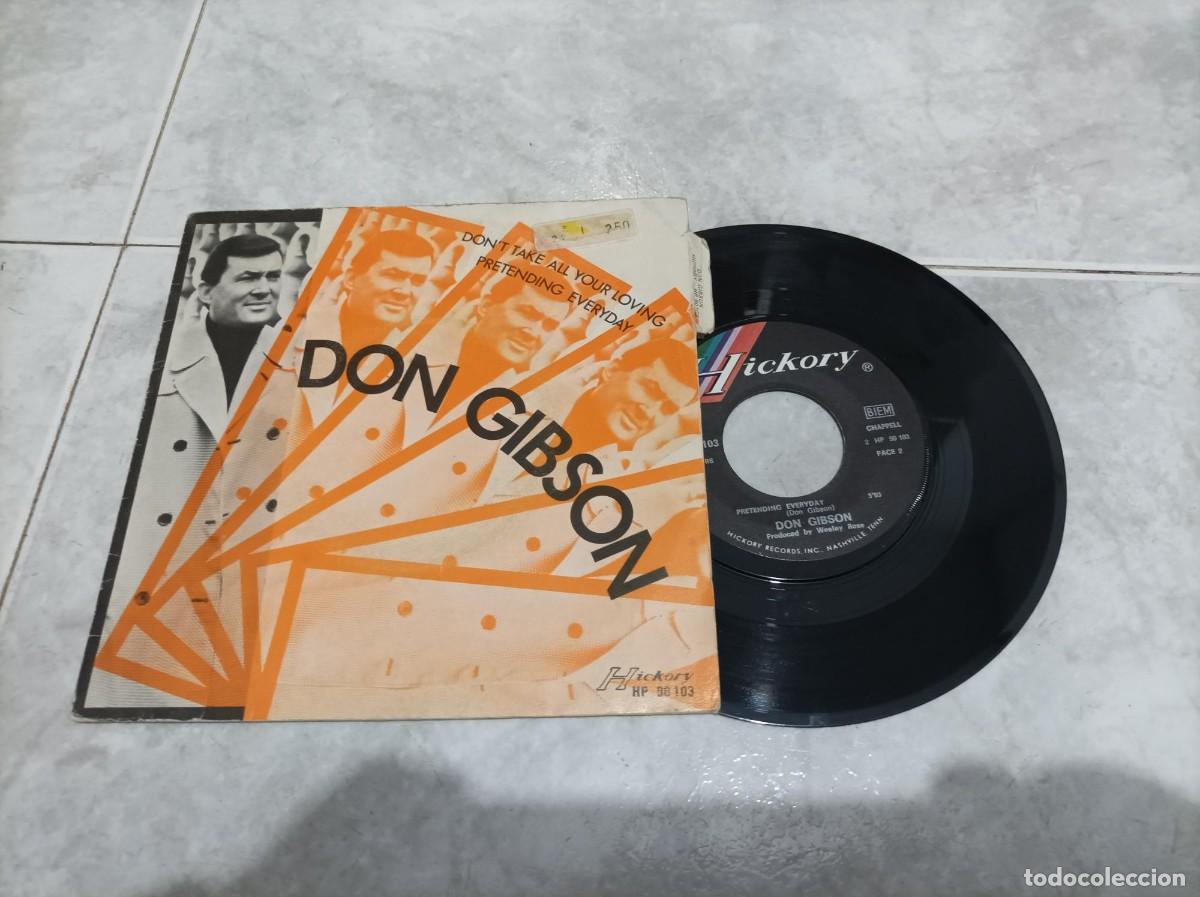Discos de vinilo: Don Gibson single 45 tours - Foto 1