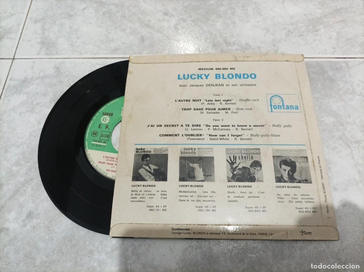 Discos de vinilo: Lucky Blondo ep original - Foto 2