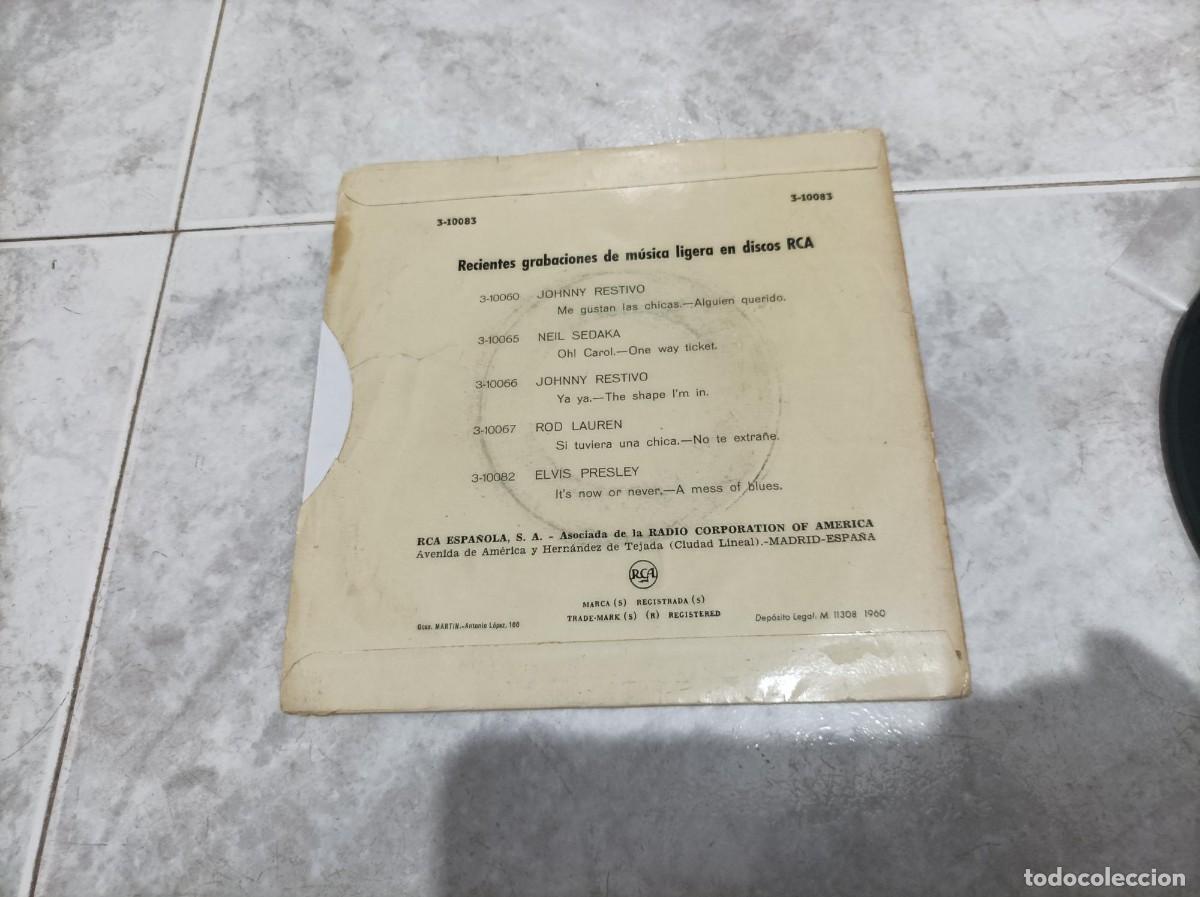 Discos de vinilo: Johnny Restivo single original - Foto 3