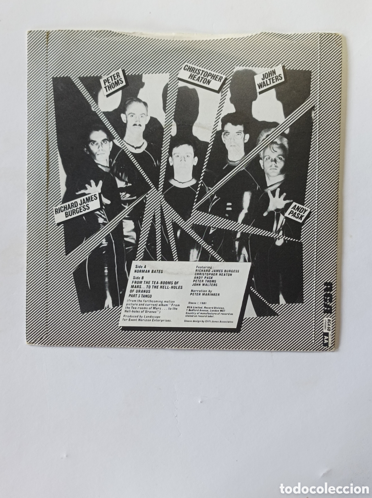 Discos de vinilo: LANDSCAPE. NORMAN BATES. RCA. 1981. SINGLE DISCO VINILO. - Foto 2