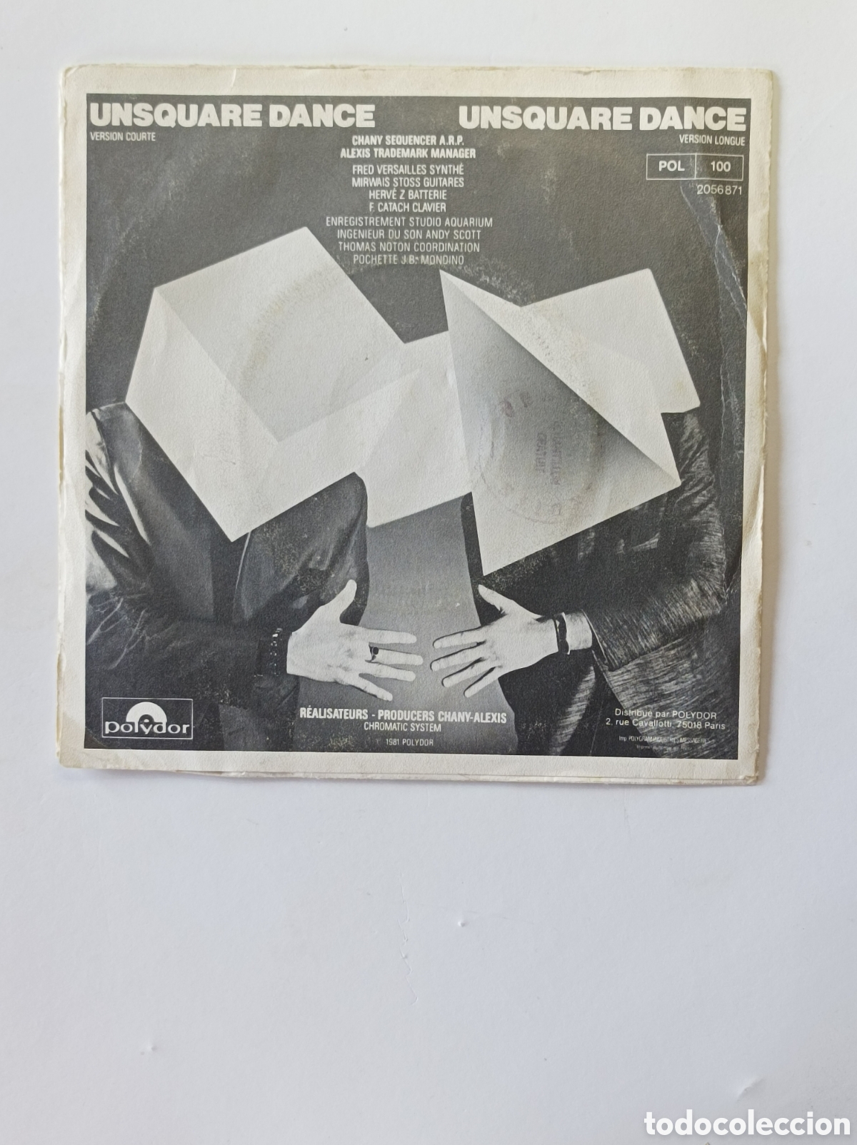 Discos de vinilo: CHANY. UNSQUARE DANCE. POLYDOR. SINGLE DISCO VINILO. - Foto 2