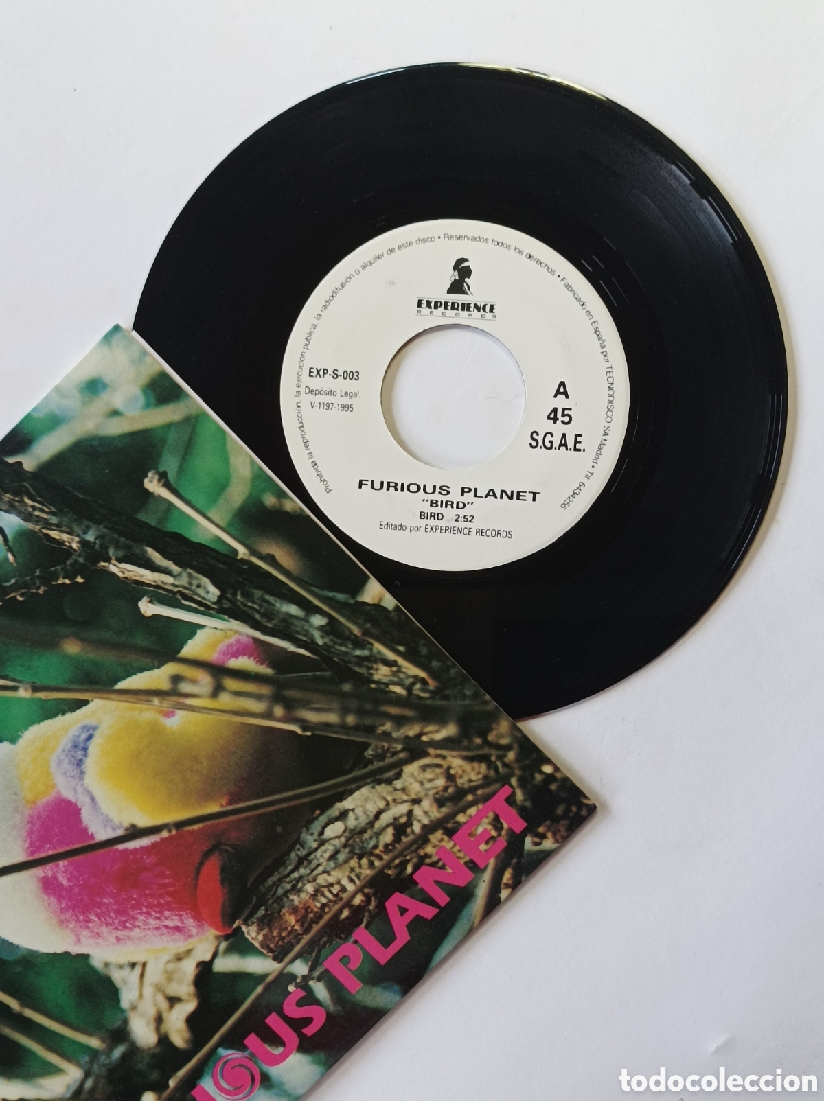 Discos de vinilo: FURIOUS PLANET. BIRD. EXPERIENCIE. 1995. SINGLE DISCO VINILO. - Foto 3