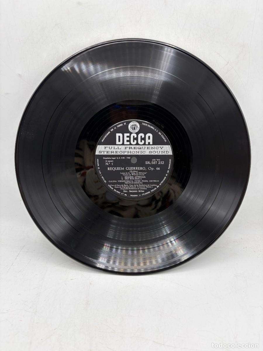 Discos de vinilo: BOX LP - BENJAMIN BRITTEN - REQUIEM GUERRERO, (WAR) - 2 DISCOS + LIBRETO - DECCA - Foto 9