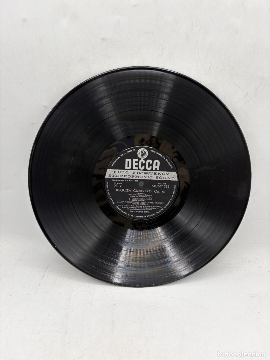 Discos de vinilo: BOX LP - BENJAMIN BRITTEN - REQUIEM GUERRERO, (WAR) - 2 DISCOS + LIBRETO - DECCA - Foto 10
