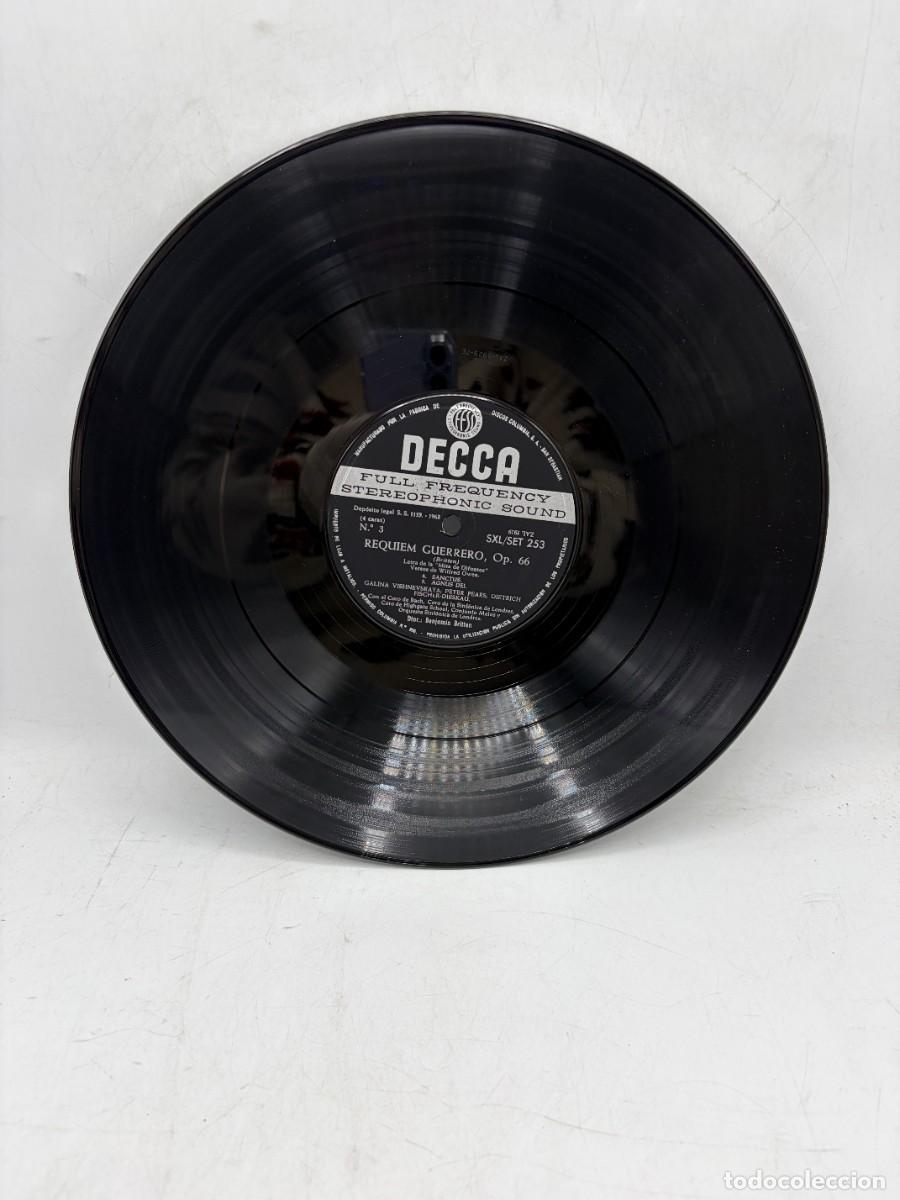 Discos de vinilo: BOX LP - BENJAMIN BRITTEN - REQUIEM GUERRERO, (WAR) - 2 DISCOS + LIBRETO - DECCA - Foto 11