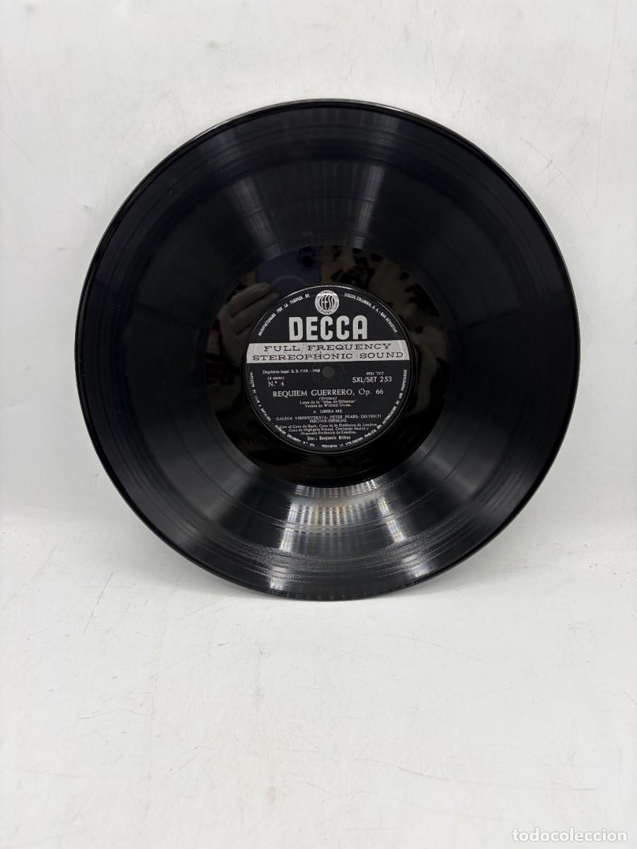 Discos de vinilo: BOX LP - BENJAMIN BRITTEN - REQUIEM GUERRERO, (WAR) - 2 DISCOS + LIBRETO - DECCA - Foto 12