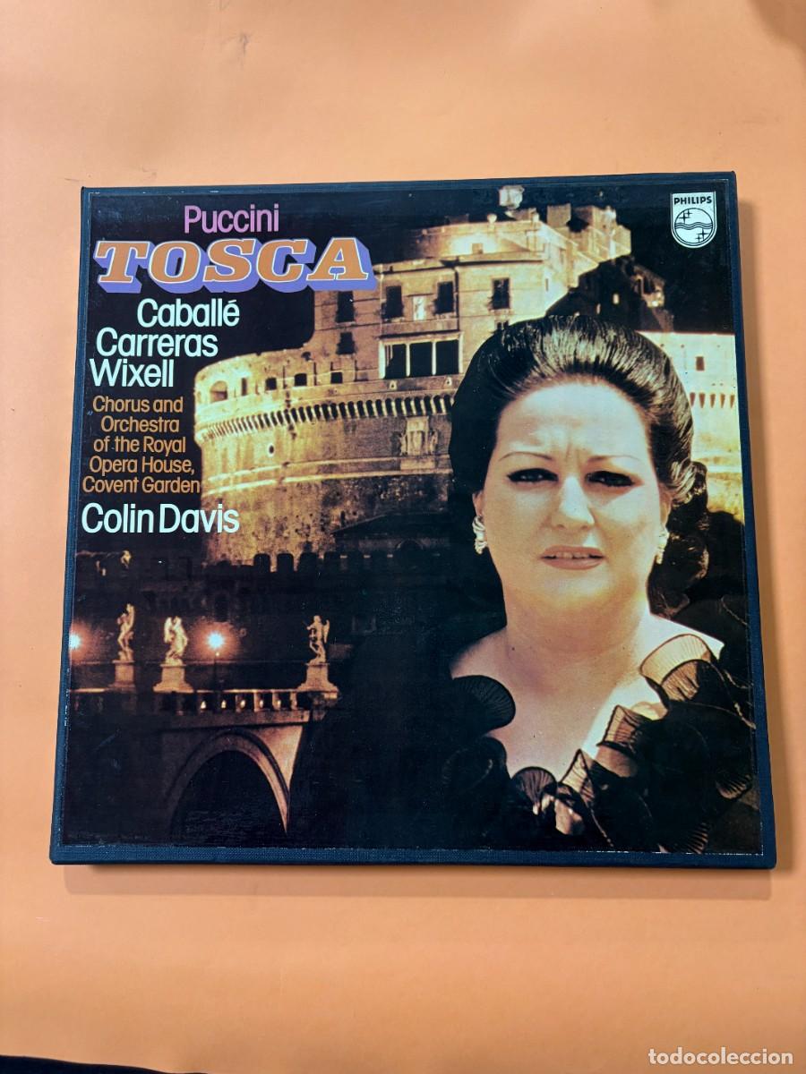 Discos de vinilo: BOX LP - TOSCA - PUCCINI - COLIN DAVIS - PHILIPS - 1977 - Foto 1
