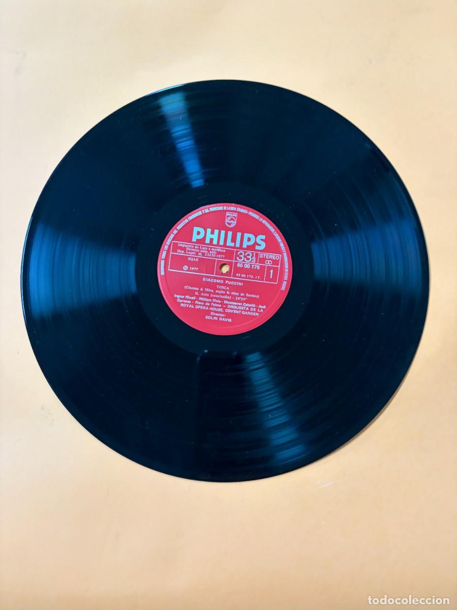 Discos de vinilo: BOX LP - TOSCA - PUCCINI - COLIN DAVIS - PHILIPS - 1977 - Foto 11