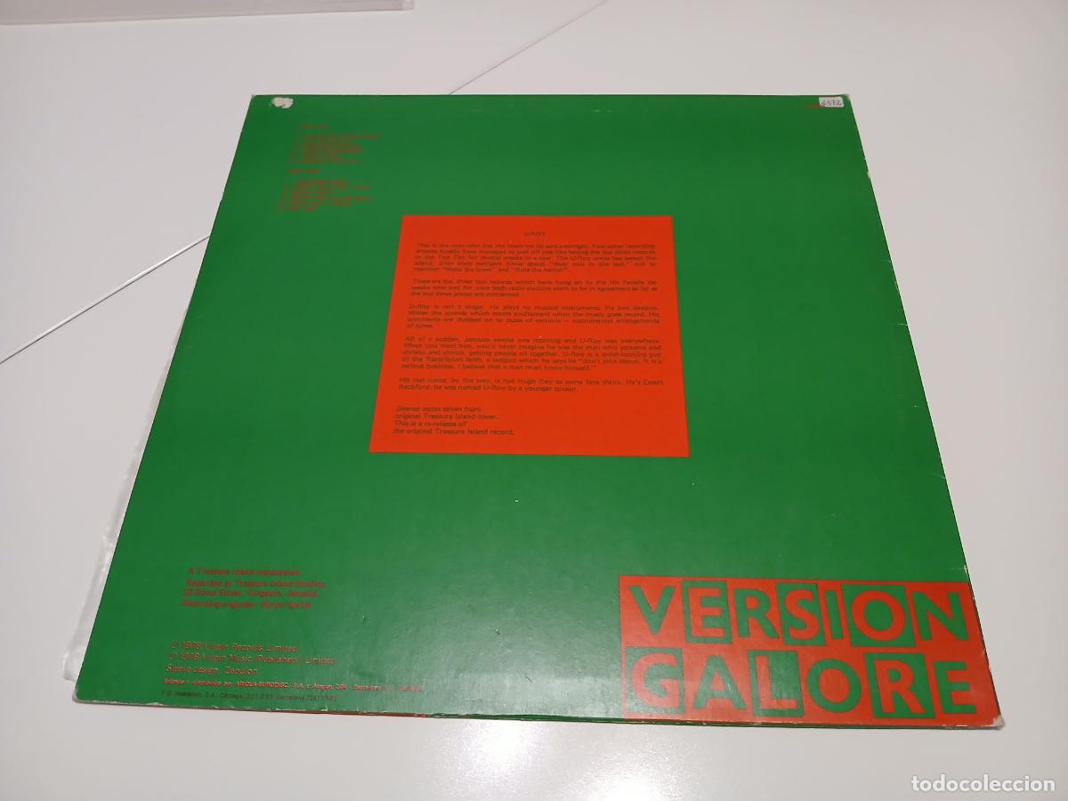 Discos de vinilo: U-Roy &ndash; Version Galore- (1981) LP disco vinilo - Foto 8