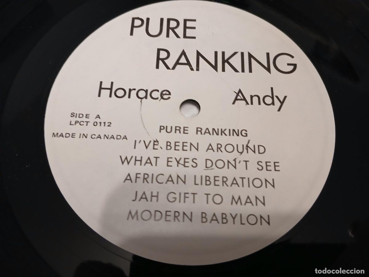 Discos de vinilo: Horace Andy &lrm;&ndash; Pure Ranking- LP disco vinilo - Foto 3