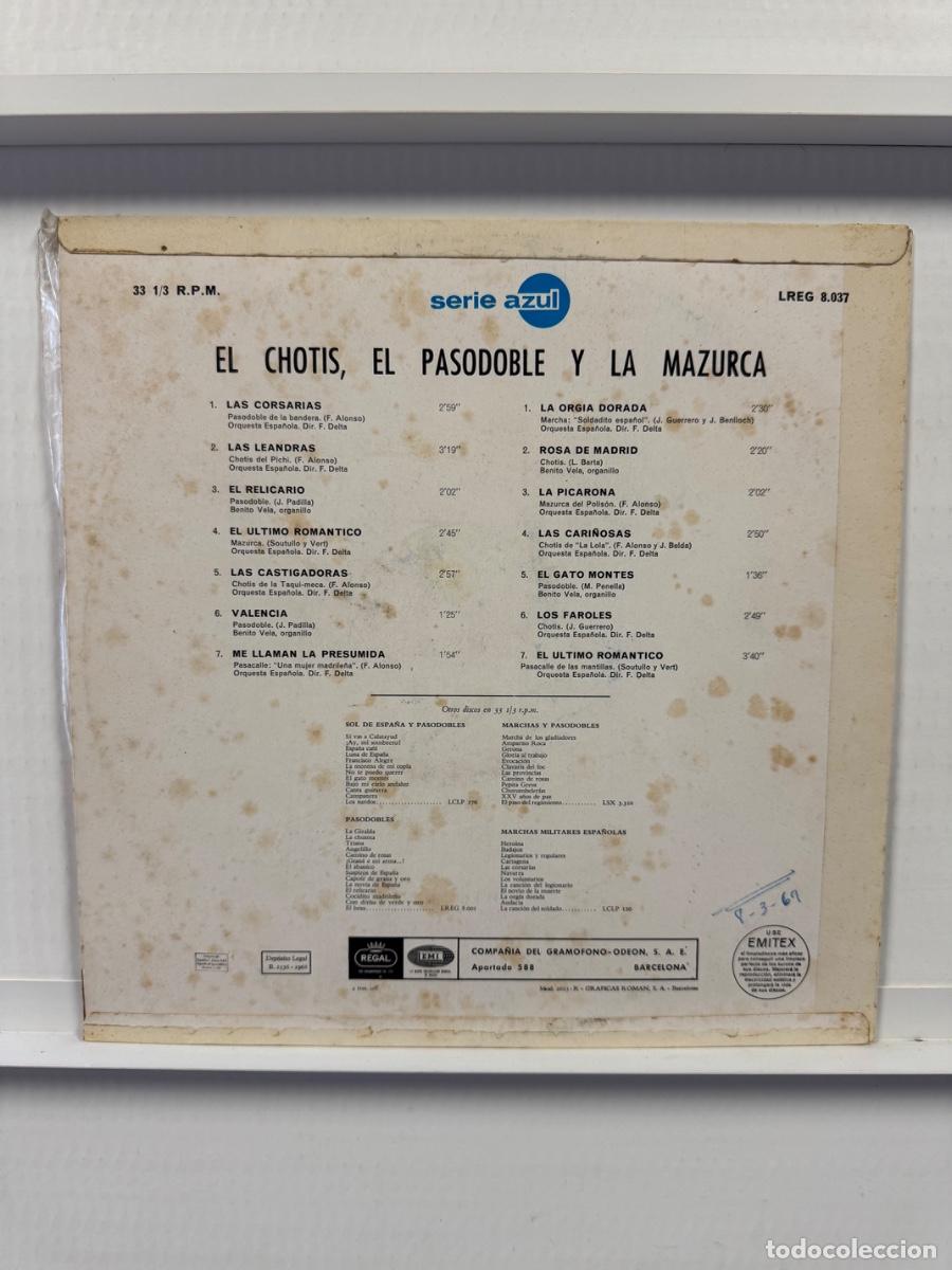 Discos de vinilo: Disco, Vinilo, El chotis el pasodoble y la mazurca - Foto 2