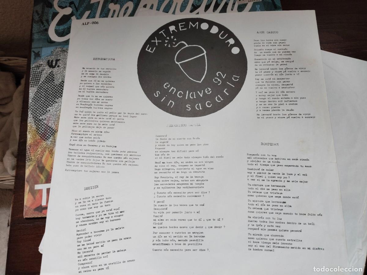 Discos de vinilo: Extremoduro. Rock Transgresivo. Original. Buen estado. - Foto 12