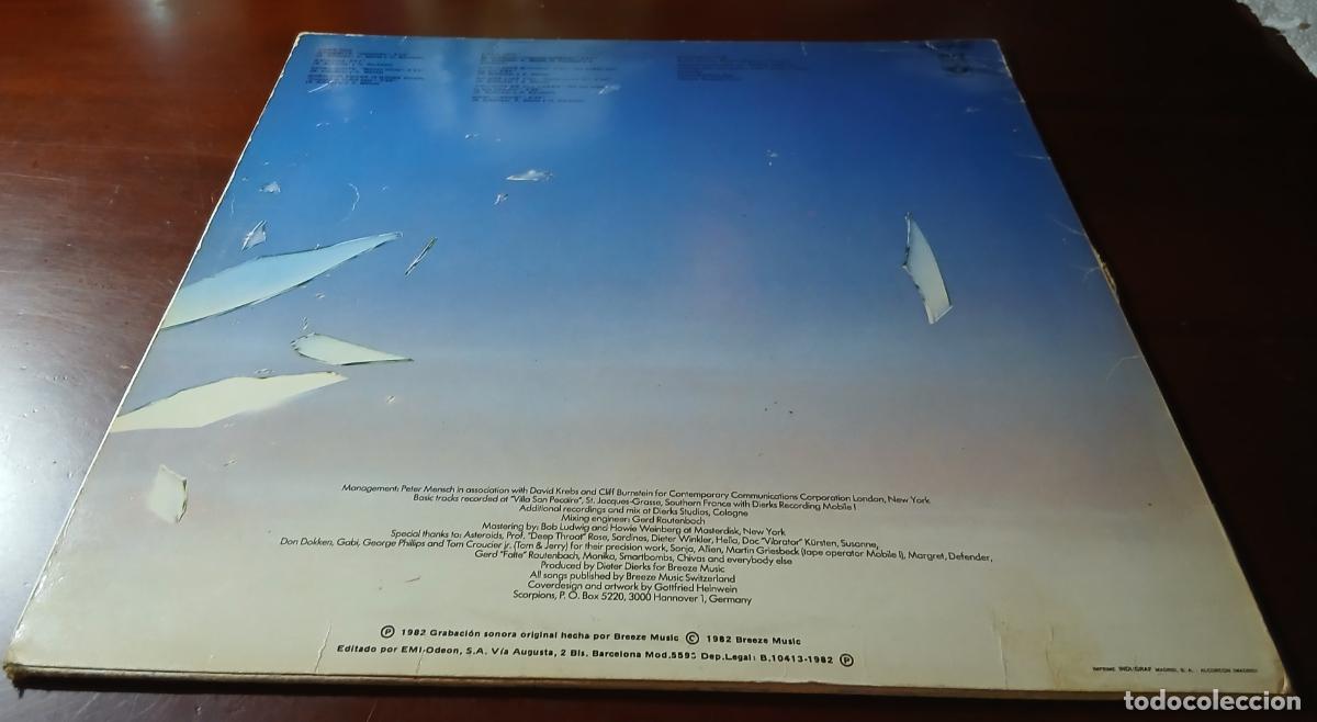 Discos de vinilo: SCORPIONS - BLACKOUT - LP - 1982 - (CEGERA TEMPORAL) - Foto 2