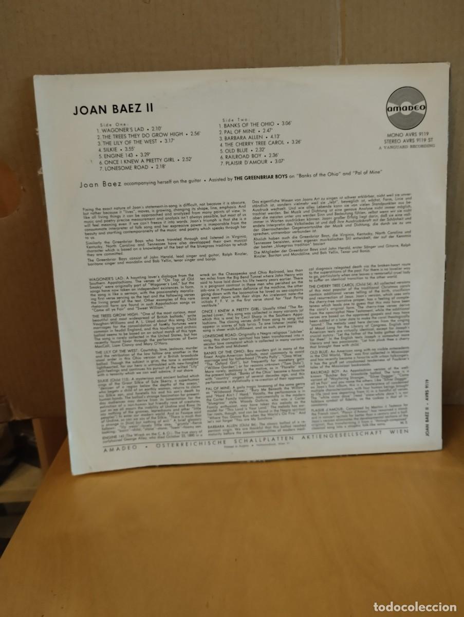 Discos de vinilo: JOAN BAEZ ------- II - Foto 2