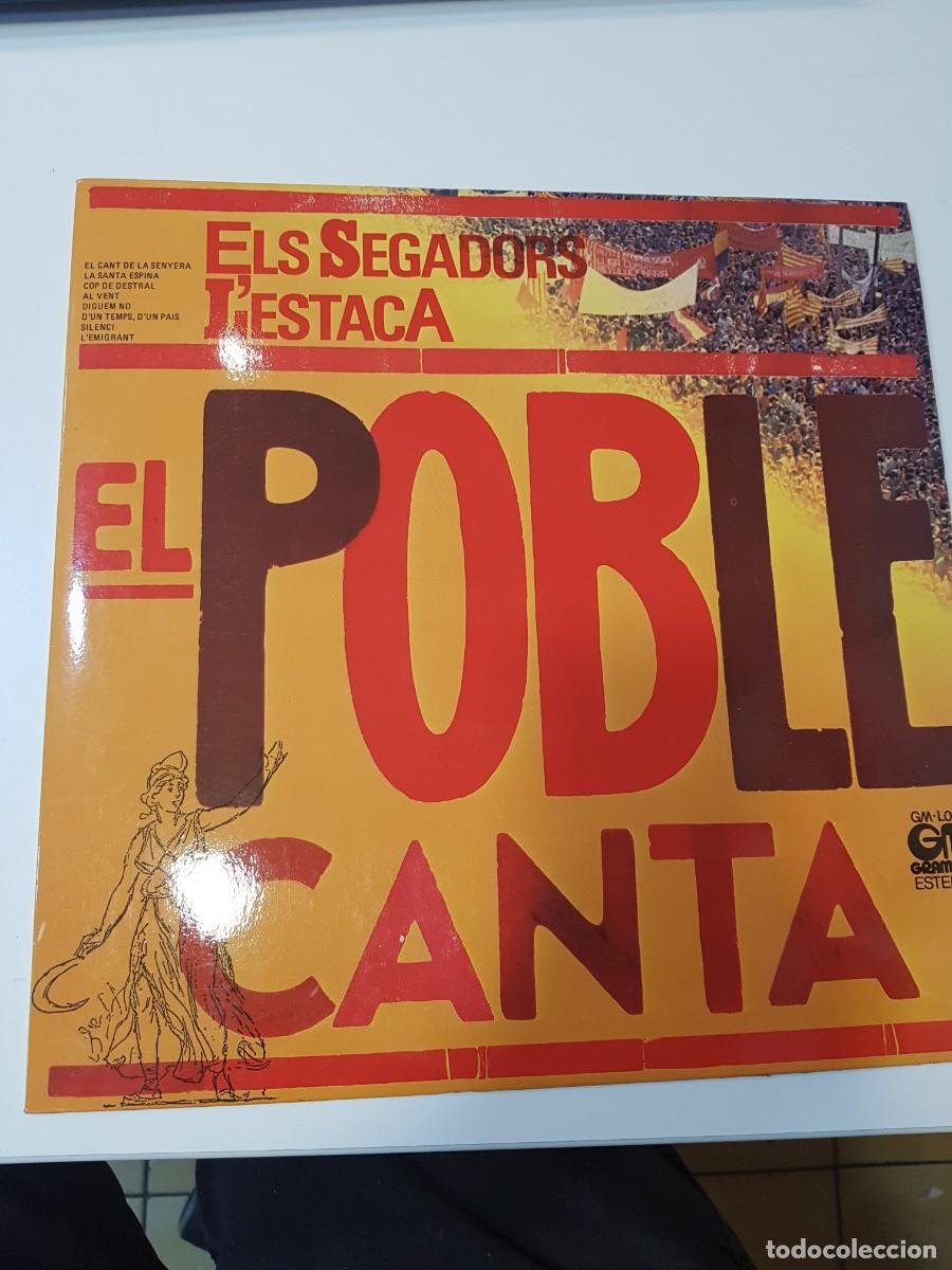 Discos de vinilo: Vinilo ELS SEGADORS LESTACA EL POBLE CANTA - Foto 1