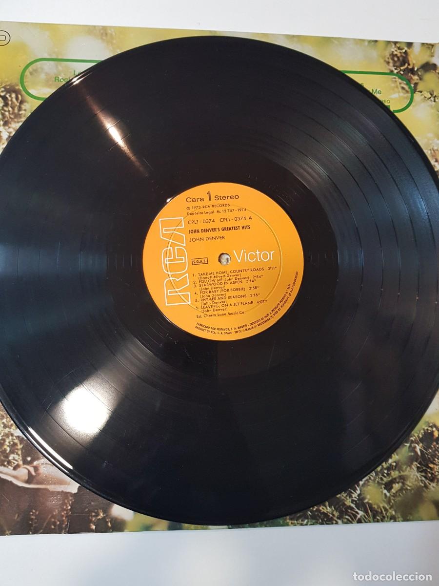 Discos de vinilo: Vinilo JOHN DENVERS GREATEST HITS - Foto 2