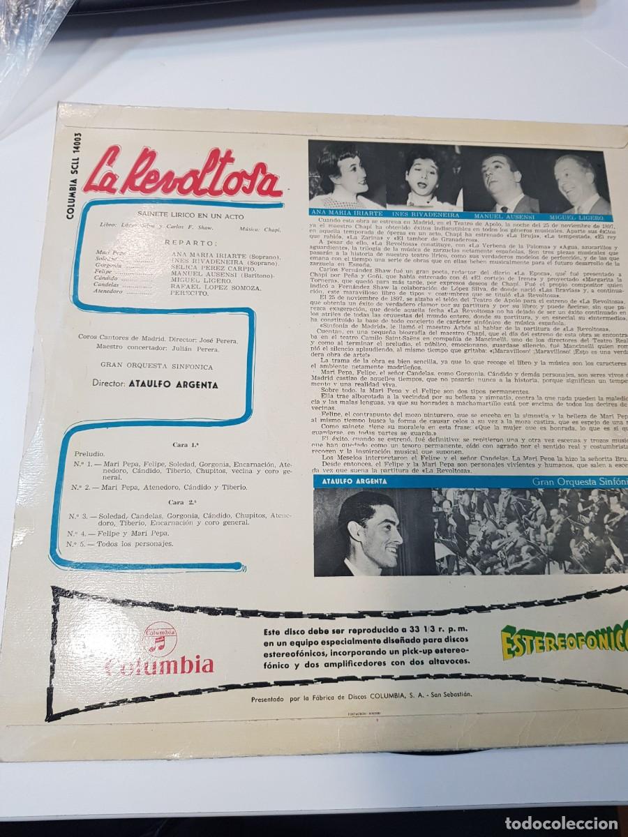 Discos de vinilo: Vinilo LA REVOLTOSA COLUMBIA - Foto 3