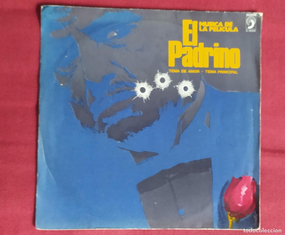 Discos de vinilo: Single El padrino. Tema de amor - Foto 1