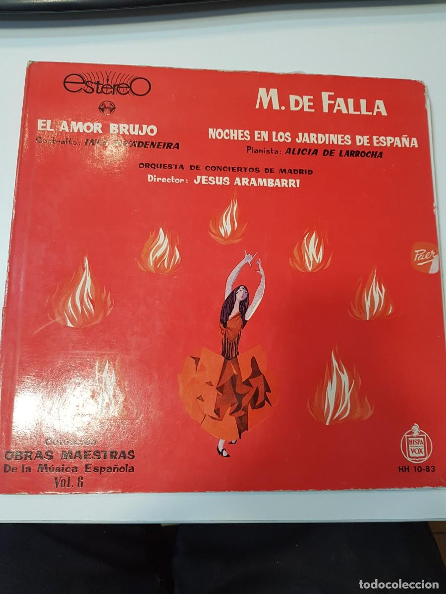 Discos de vinilo: Vinilo M. DE FALLA EL AMOR BRUJO - Foto 1