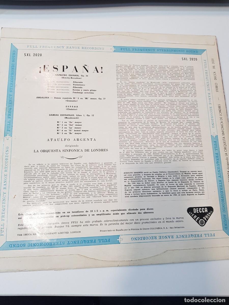 Discos de vinilo: Vinilo ESPA&Ntilde;A ARGENTA - Foto 3