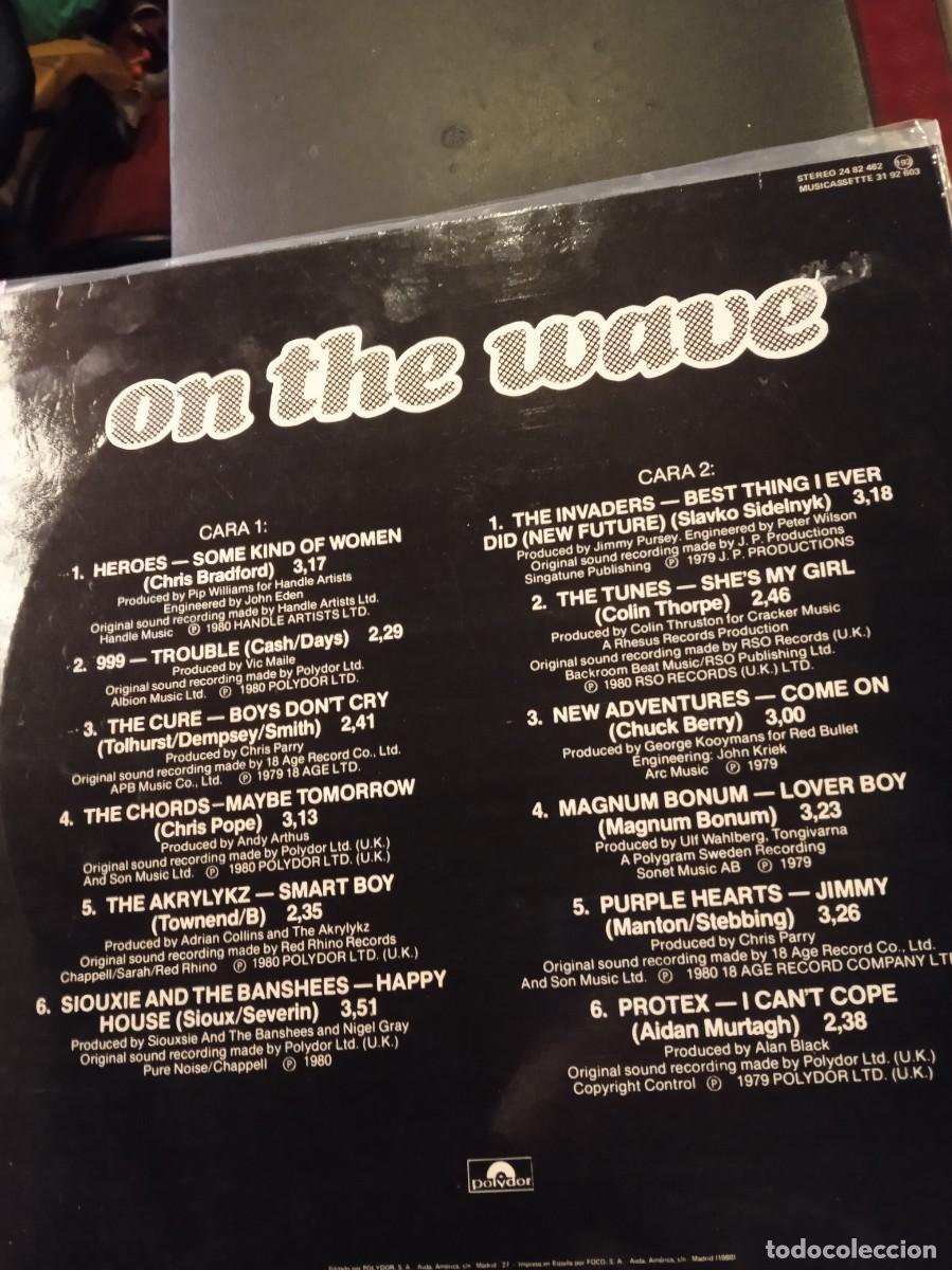 Discos de vinilo: ON THE WAVE- LP VARIOS ARTISTAS - Foto 2