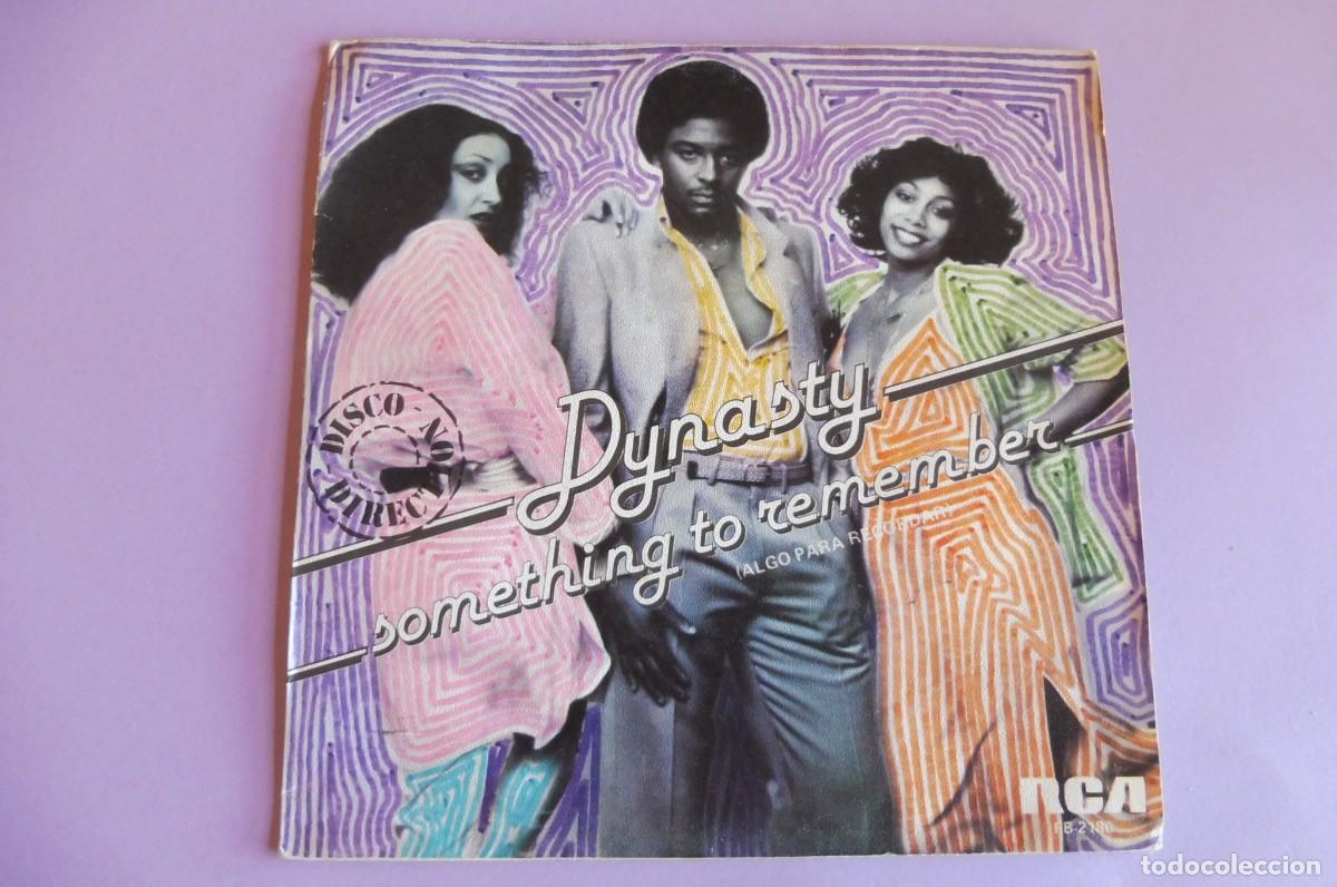 Discos de vinilo: SINGLE - Dynasty &ndash; Something To Remember / Groove Control - RCA &ndash; FB-2180 - Foto 1