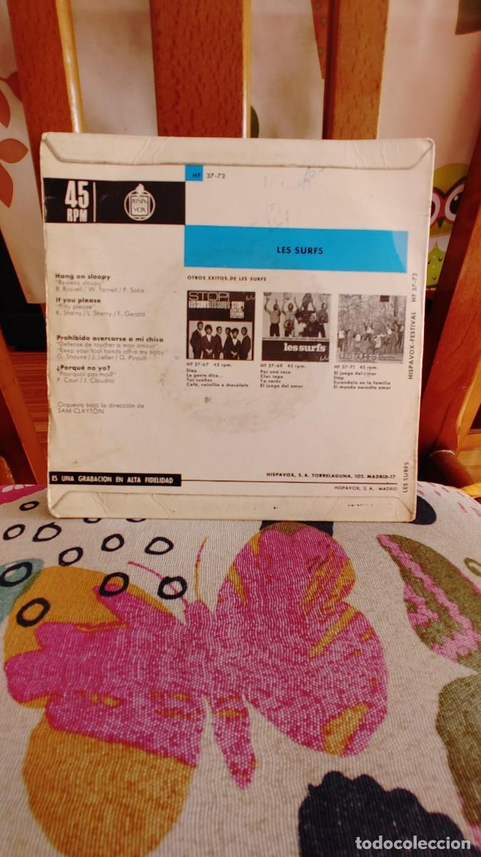 Discos de vinilo: LES SURFS-EP HANG ON SLOOPY +3 - Foto 2
