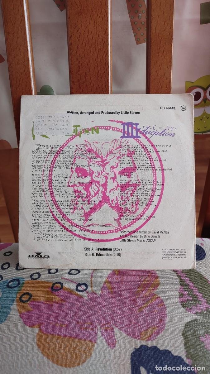 Discos de vinilo: LITTLE STEVEN-SINGLE REVOLUTION - Foto 2