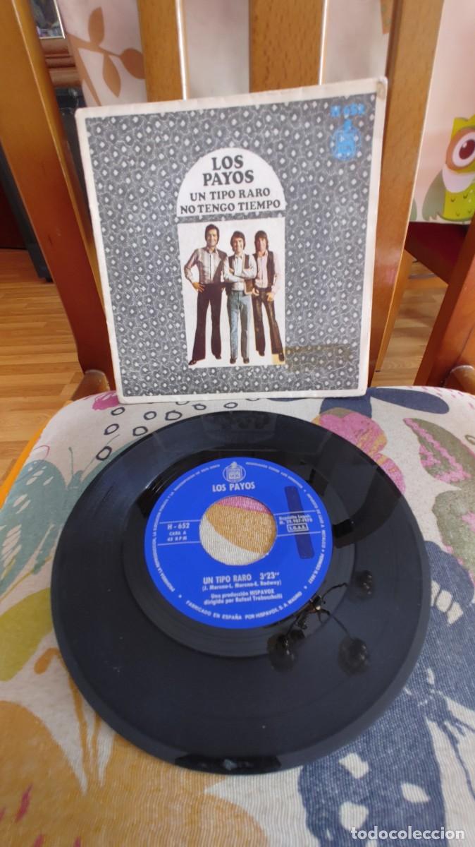 Discos de vinilo: LOS PAYOS-SINGLE UN TIPO RARO - Foto 1