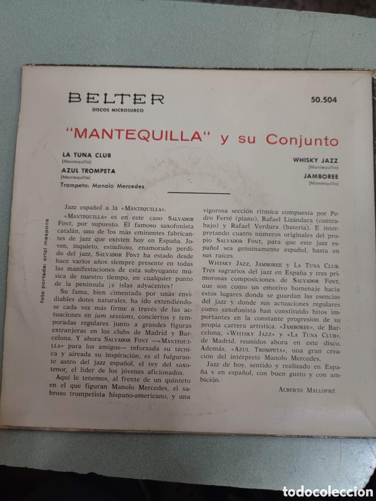Discos de vinilo: Mantequilla y su conjunto - Foto 2
