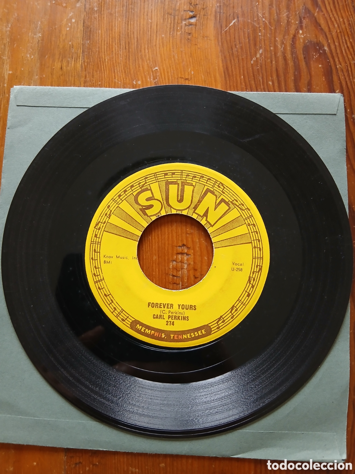 Discos de vinilo: Carl Perkins sun records original - Foto 1