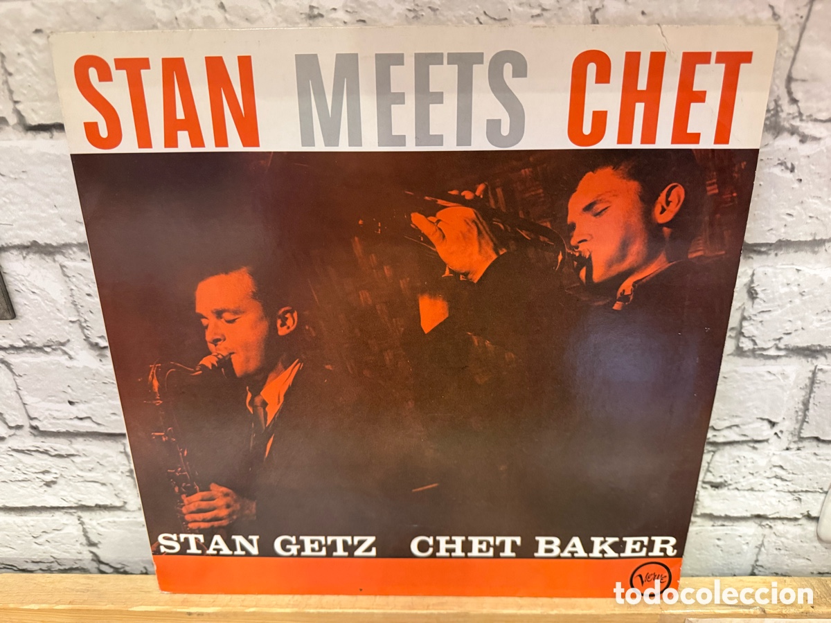 Discos de vinilo: Stan Getz, Chet Baker &ndash; Stan Meets Chet. Lp vinilo - Foto 1