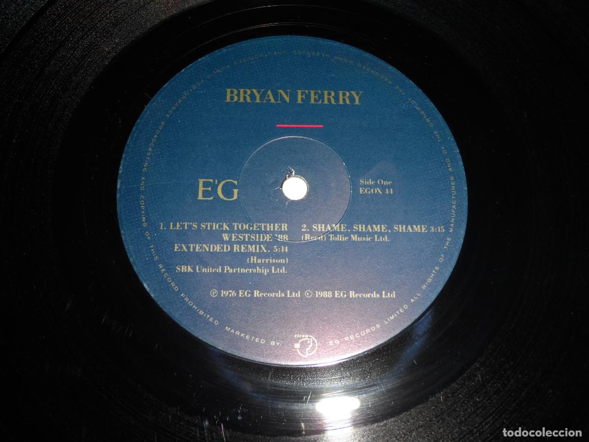 Discos de vinilo: BRYAN FERRY - LETS STICK TOGETHER (UK 1988) - Foto 3